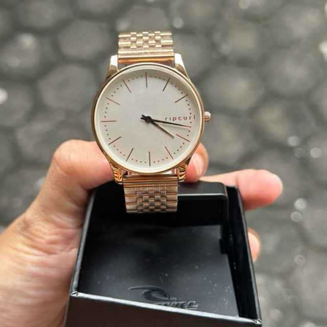 RIPCURL jam tangan super slim stainless rose gold NEW ORIGINAL 100%