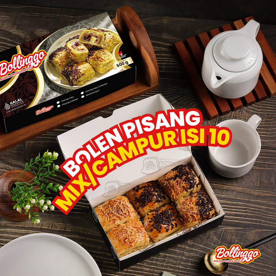 

Pisang Bolen Bollen Pisang Mix Campur Oleh-oleh Khas Bromo Probolinggo 1 Box Isi 10 Pcs