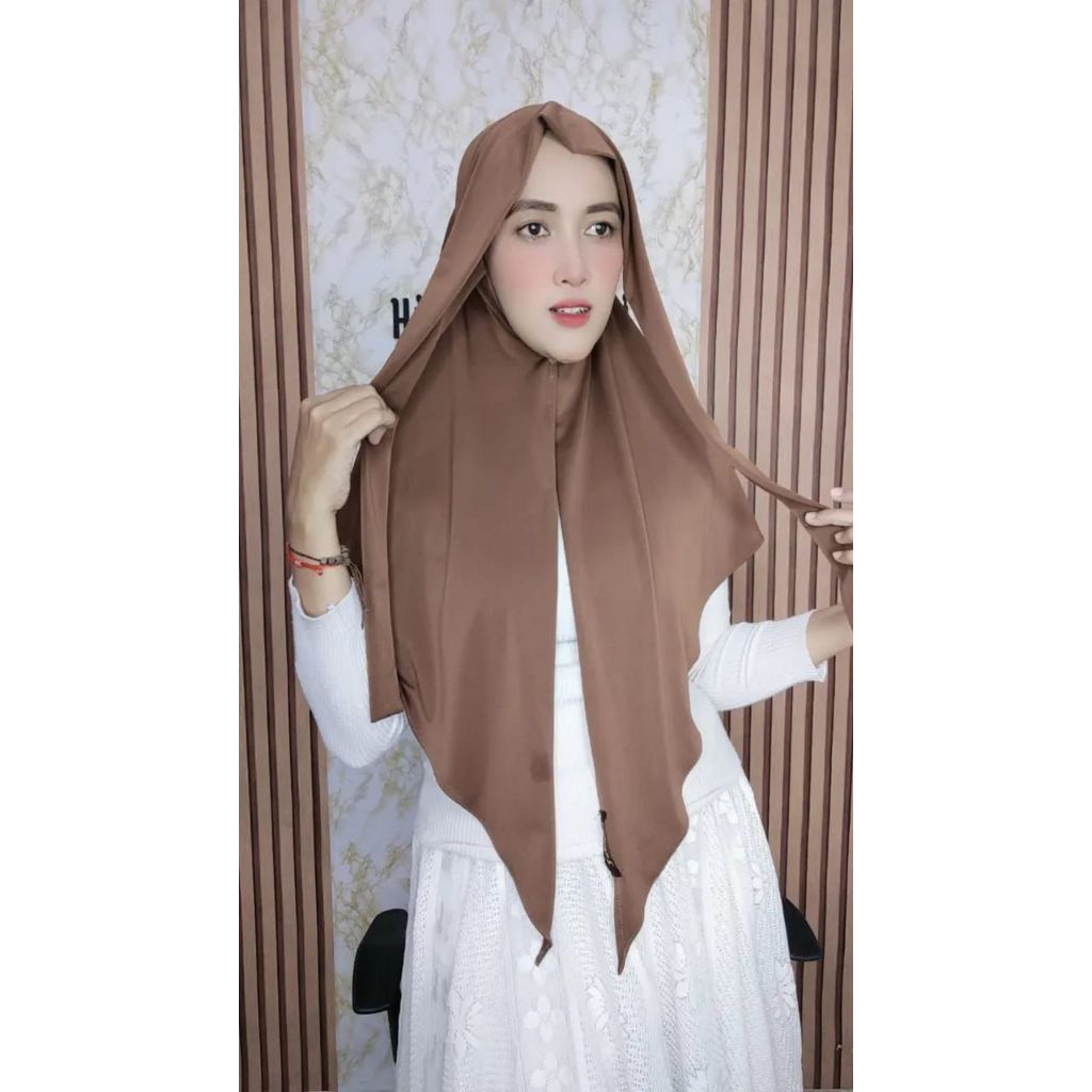 Segitiga instan Iner Kancing-Kasuari Hijab-jersy super