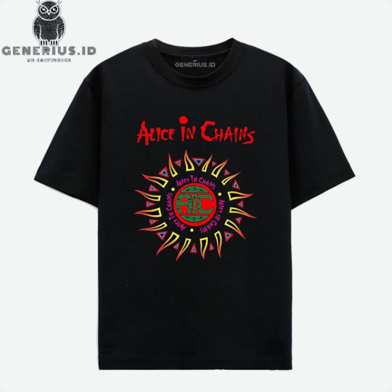Kaos hitam regular | the alice in chains | musik vintage | kaos band | rapper | metal | rock |  vint