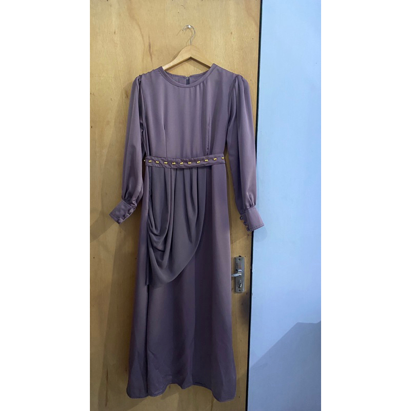 PRELOVED DRESS GAMIS BRIDESMAID UNGU