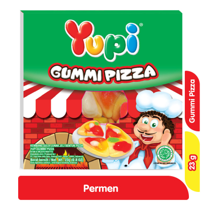 

Yupi Gummy Pizza 23g / Yupi Gummy Pizza