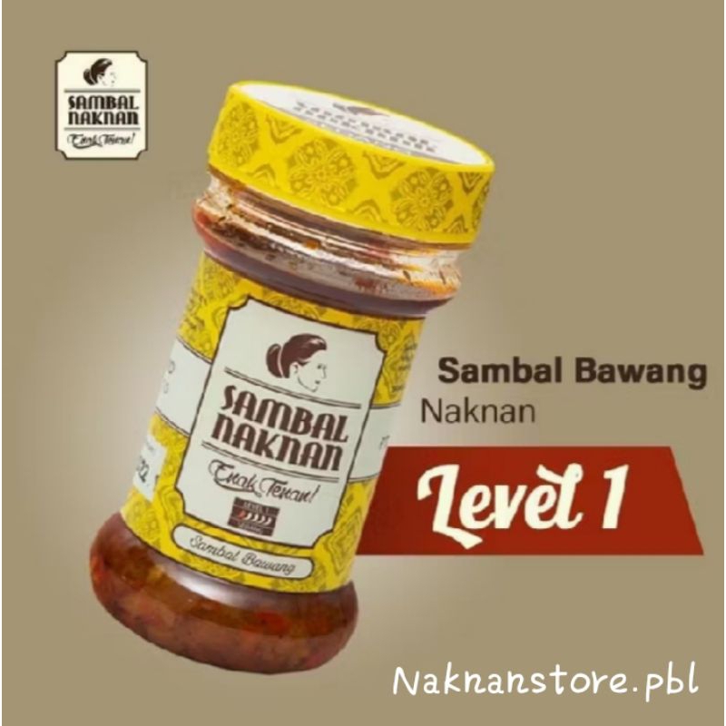 

SAMBAL NAKNAN LEVEL 1 |SEDANG| |140 gr|