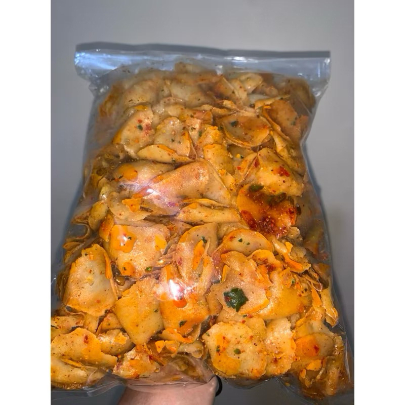 

MORING 500gr / Moring pedas / Cimol kering / keripik moring - bumbu cikruh daun jeruk & gurih