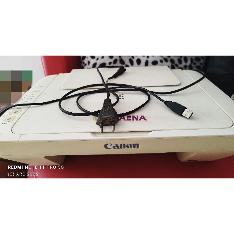 Printer Canon MG 2570 Bekas Error 5B00 Tanpa Dus