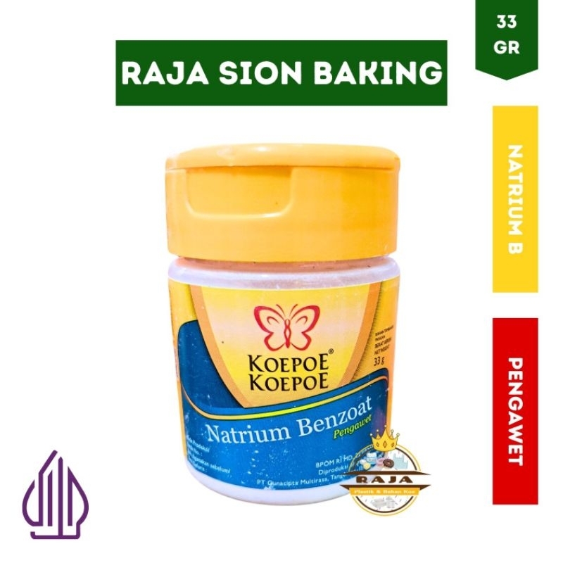 

Natrium Benzoat KOEPOE KOEPOE 33gr / Pengawet