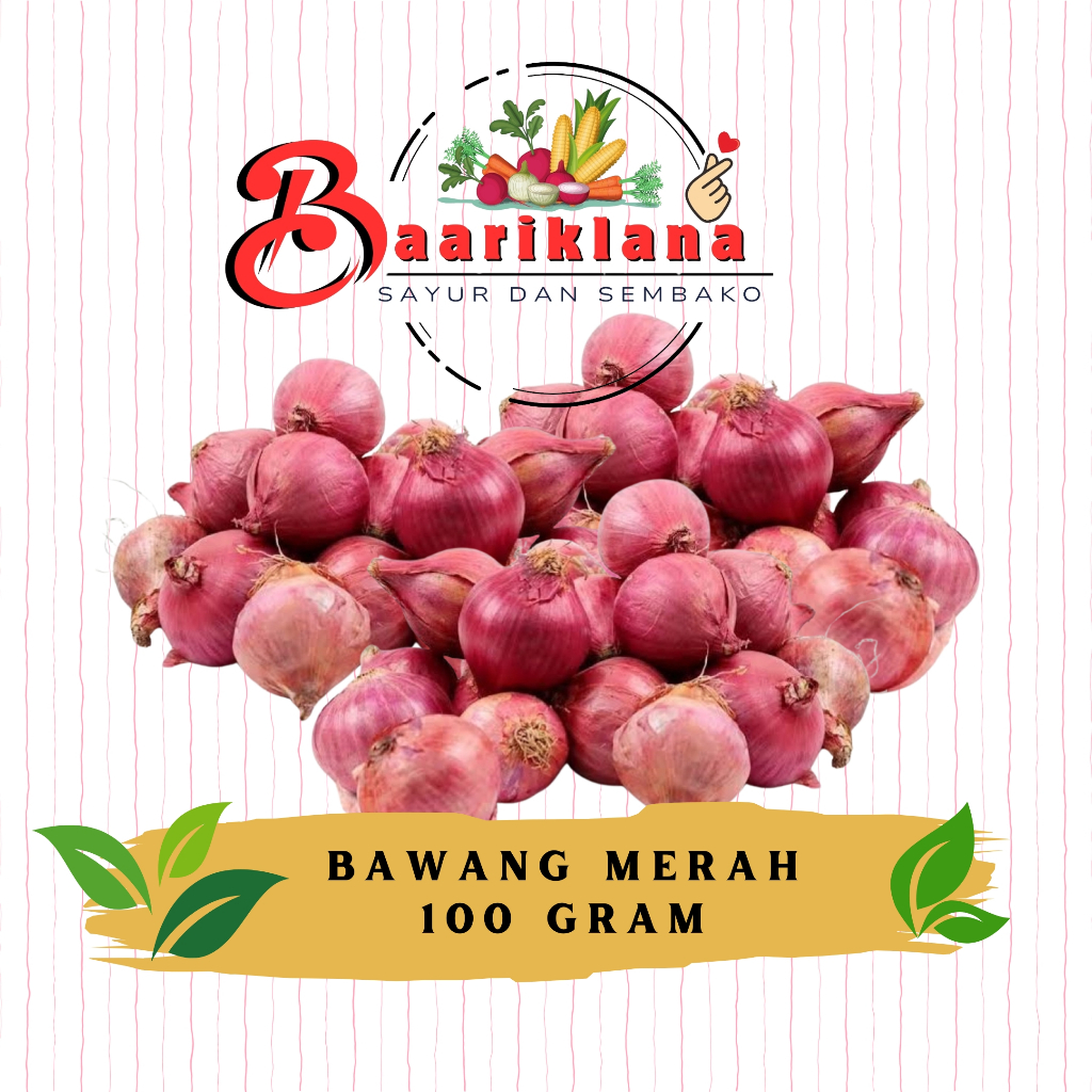 

BAWANG MERAH 100 GRAM - TOKO BAARIKLANA
