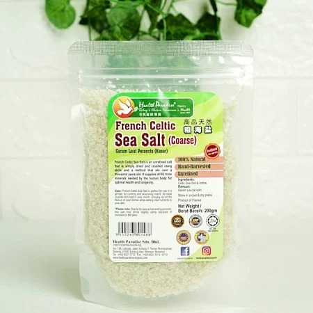 

French Celtic Sea Salt (coarse) 200gr - Healthy Paradise