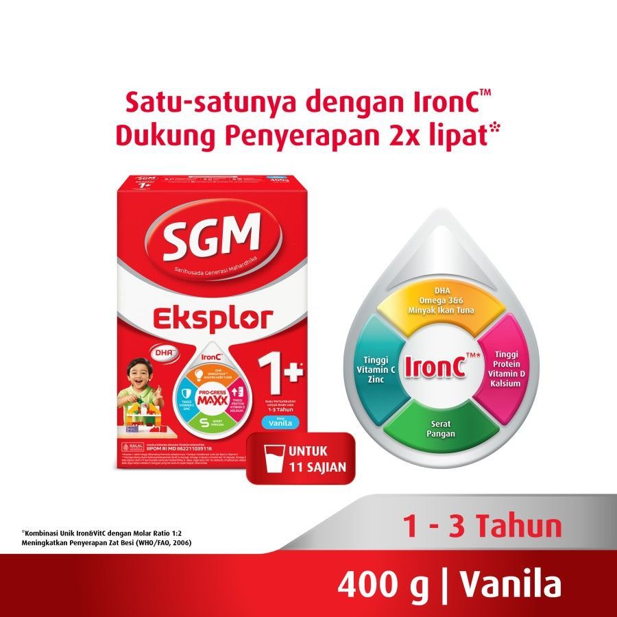 SGM 1+ VANILA 400 GR - RAJA SUSU