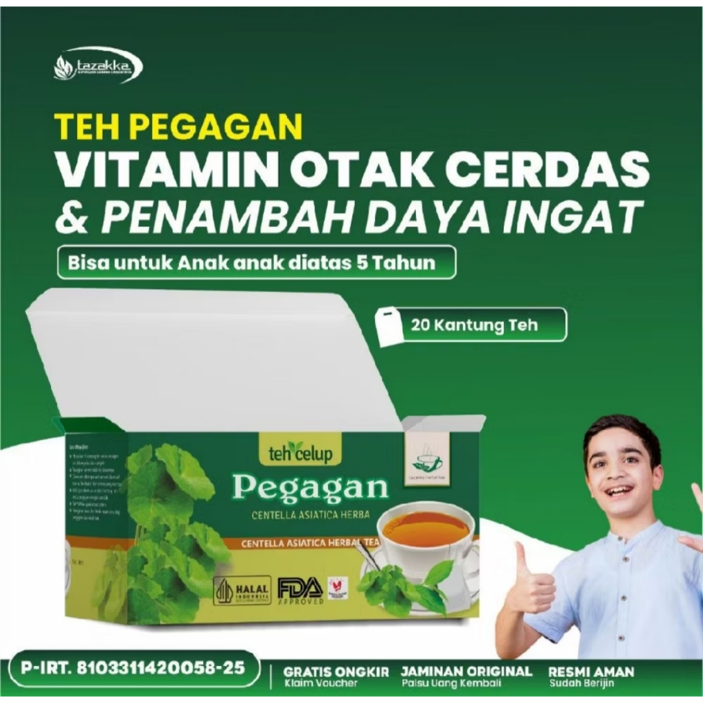 

Obat herbal khasiat ampuh melancarkan peredaran darah nutrisi otak dengan teh pegagan original