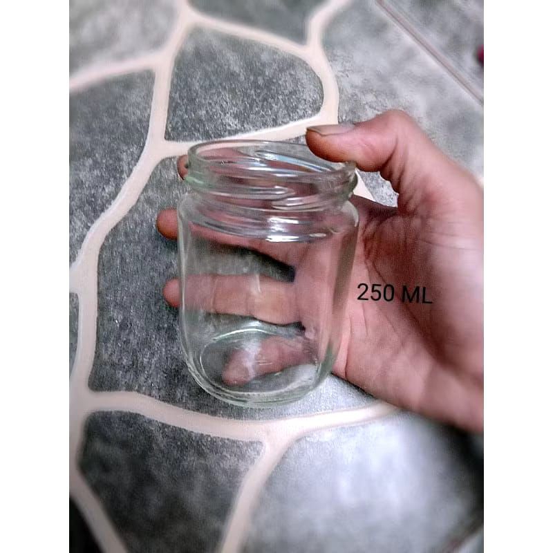 TOPLES JAR KACA 250ML/TOPLES JAR,TOPLES IKAN CUPANG
