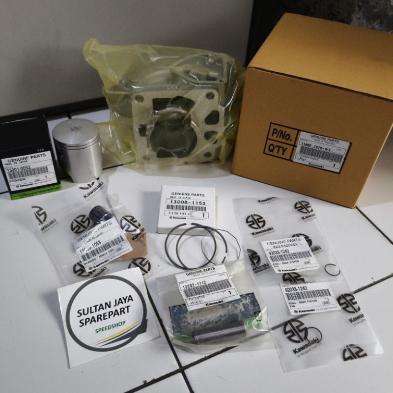 BLOK SEHER 1878 PISTON SET NINJA 150 ZX KODE B ORIGINAL KAWASAKI