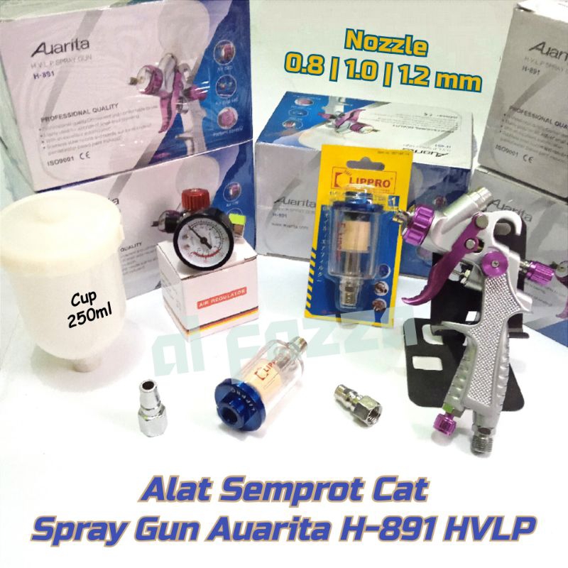 Spray Gun Cat Auarita H-891 HVLP Nozzle 0.8 | 1.0 | 1.2 mm