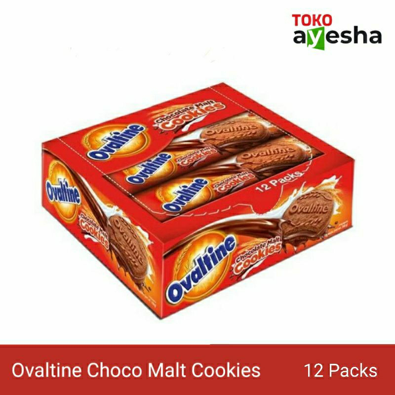 

Ovaltine Choco Malt Cookies 24 gr - 1 Box isi 12 pack