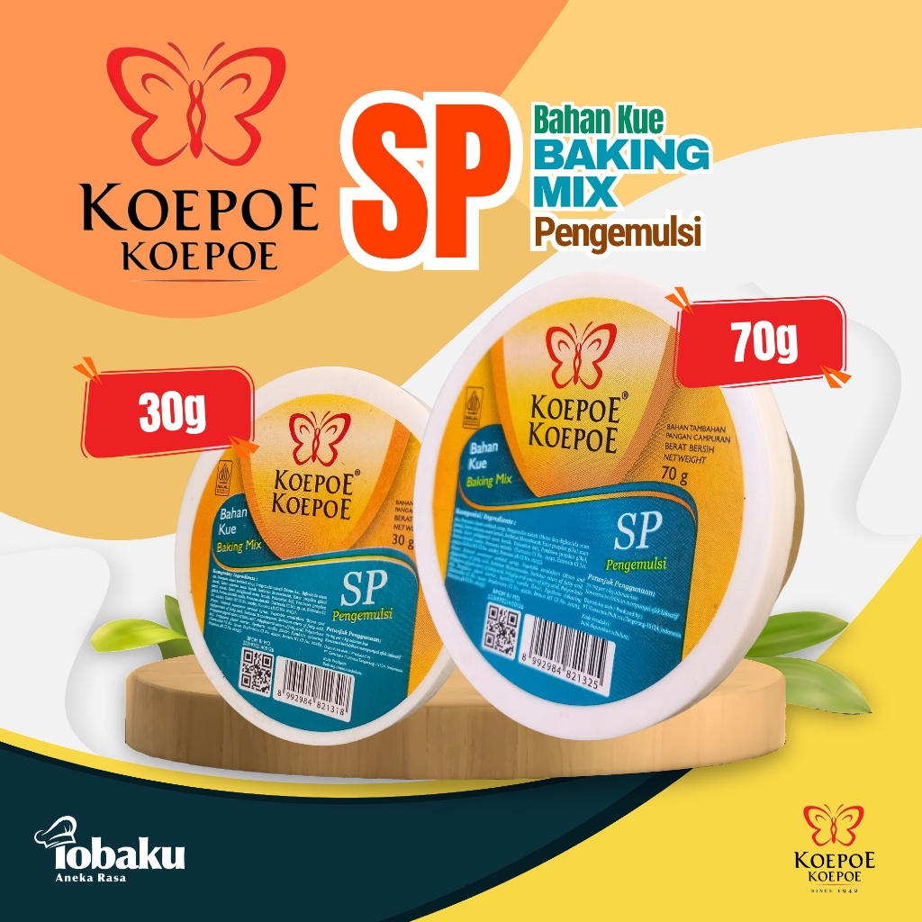 

KOEPOE KOEPOE Baking Mix SP Pengemulsi Varian 30g & 70g