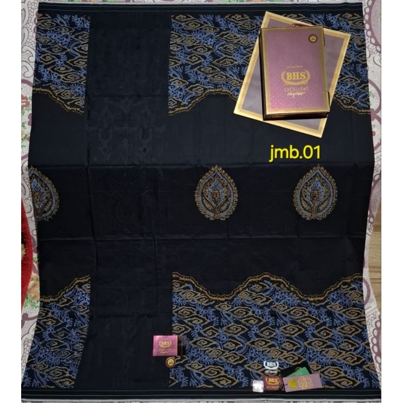 Sarung BHS Excellent Super JACQUARD Motif Batik JBM GOLD