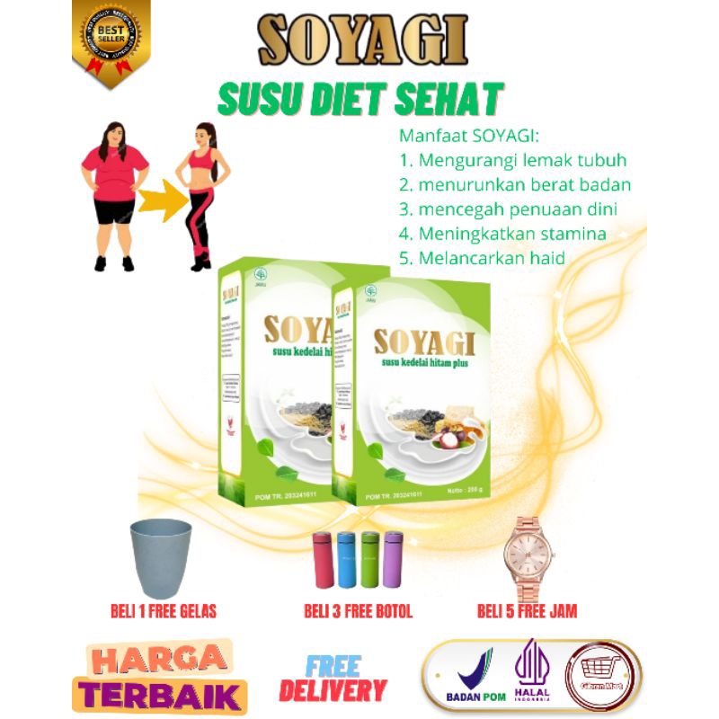 

SOYAGI SUSU KEDELAI HITAM COCOK UNTUK DIET
