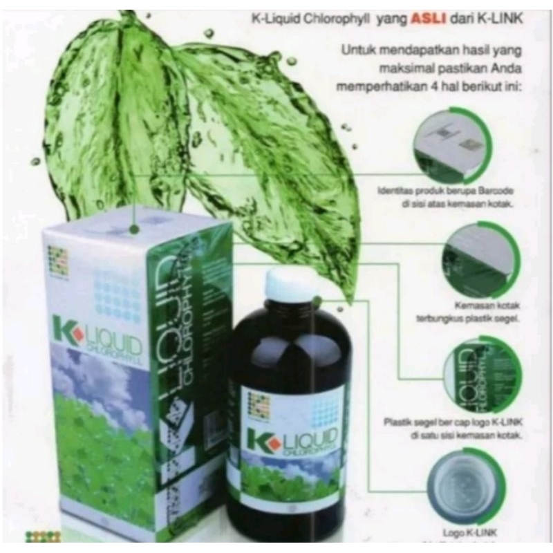 Klink Chlorophyll Liquid Klorofil Link Asli