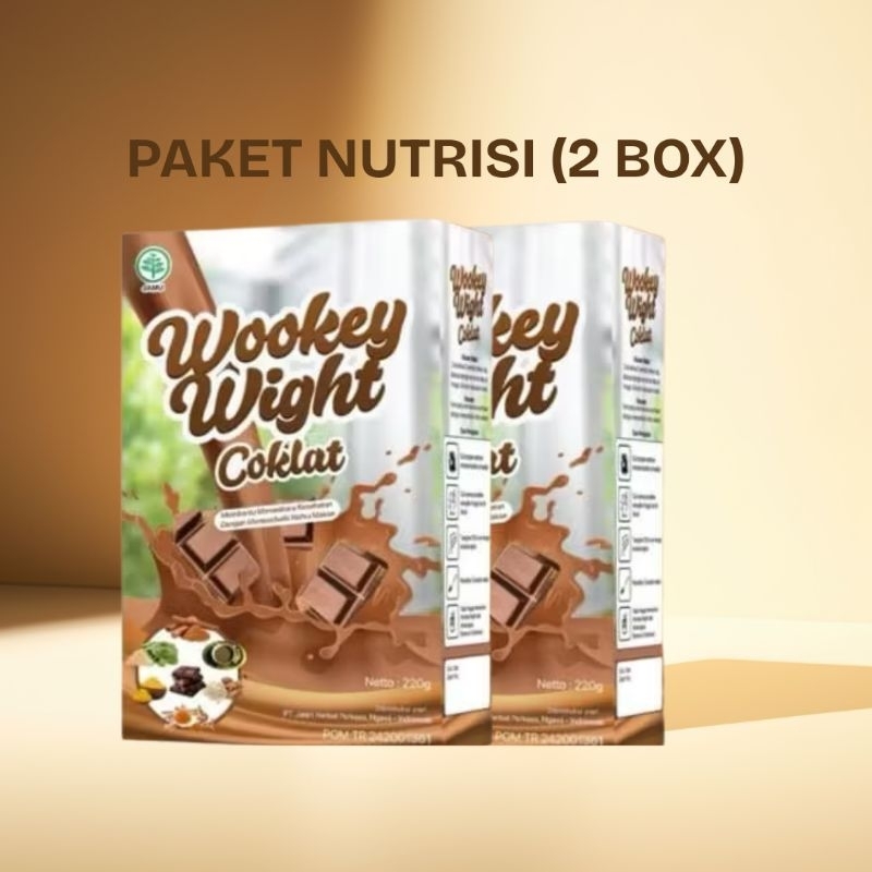 

PAKET 2 BOX NUTRISI RASA COKLAT - Susu Penambah Berat Badan Rasa Cokelat