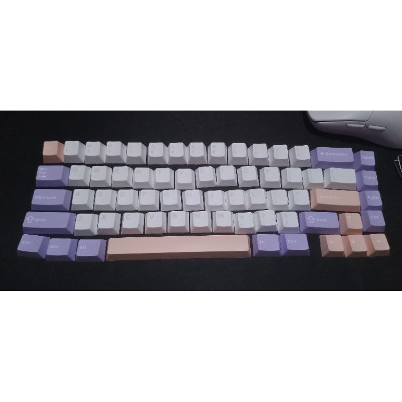keycaps copotan Aula F65 tripletone PBT double shot