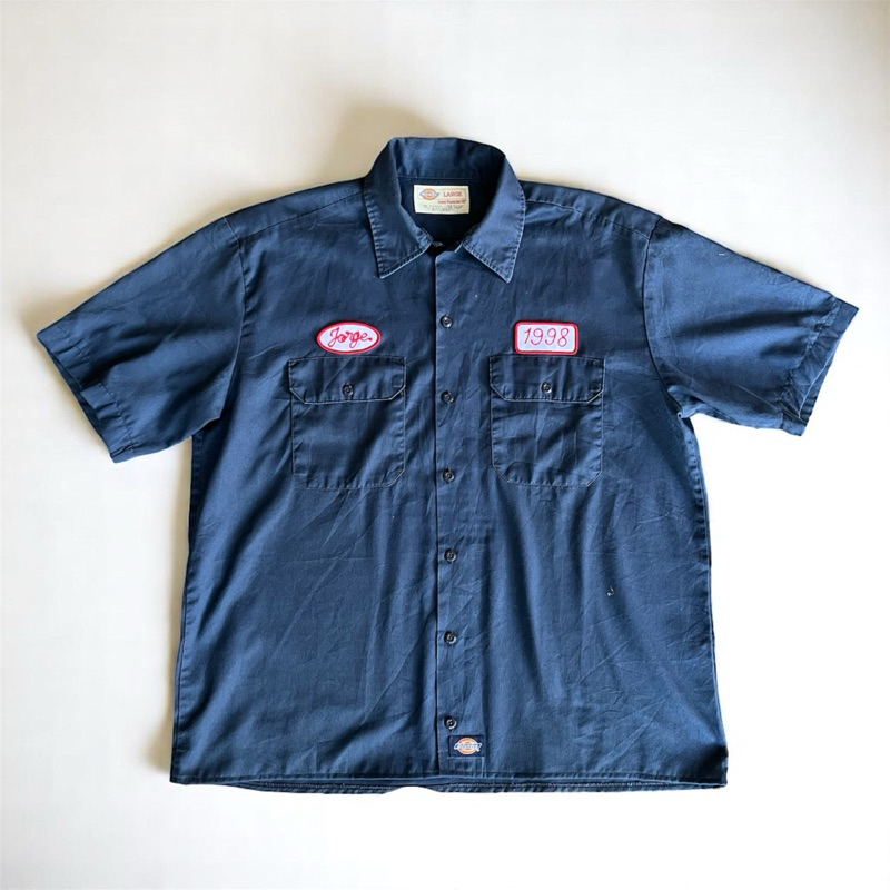 Workshirt Dickies Second Navy Vintage Good Condition