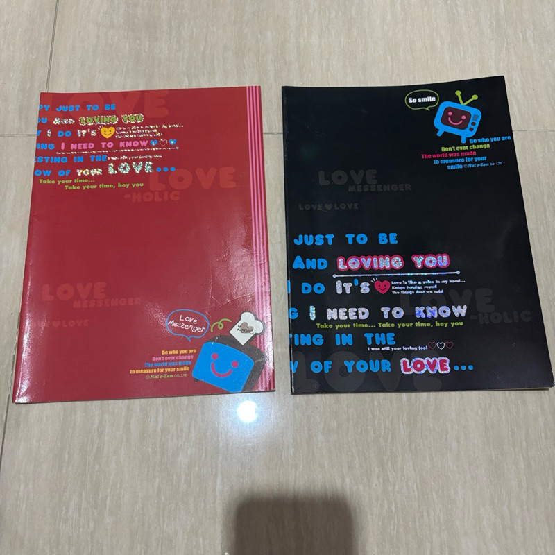 

Korea Na! e-Zen Kids Note Book A4 (Red / Black) - Buku Tulis Anak Bergaris (Merah / Hitam)