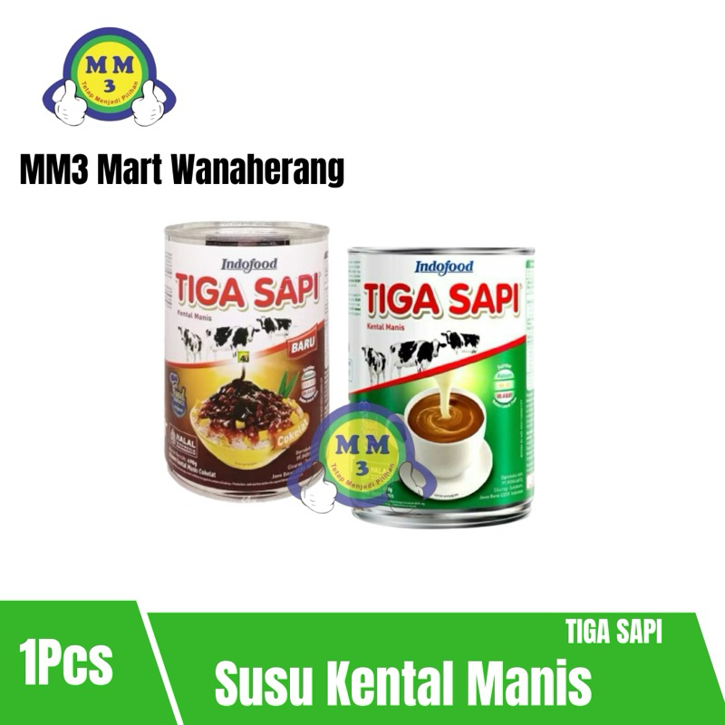 

TIGA SAPI SUSU KENTAL MANIS 490g