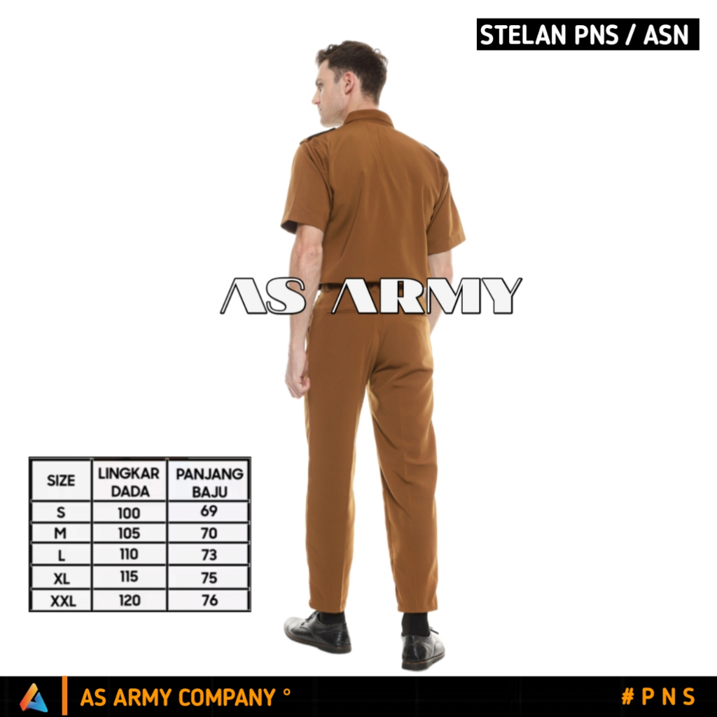 SERAGAM PNS PRIA BAJU PNS PEMDA/PEMKOT PDH TERBARU