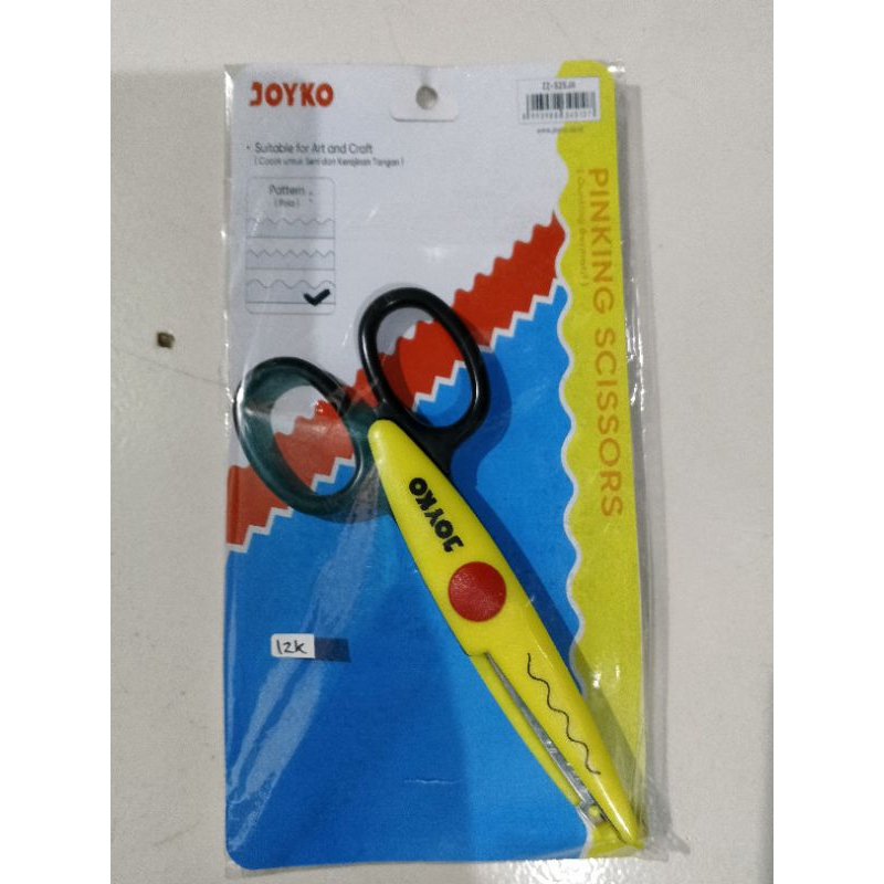 

Gunting Motif Joyko, Pingking Scissors - Cocok untuk Kerajinan tangan