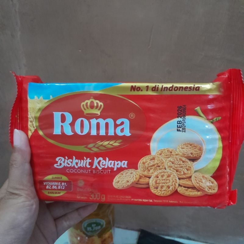 

ROMA KELAPA 300 GR | ROMA BISKUIT KELAPA