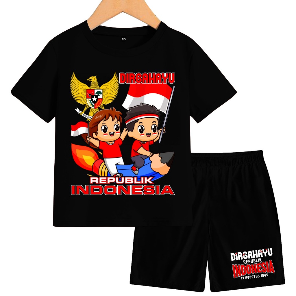 baju setelan anak anak 17 agustus baju dengan bahan katun
