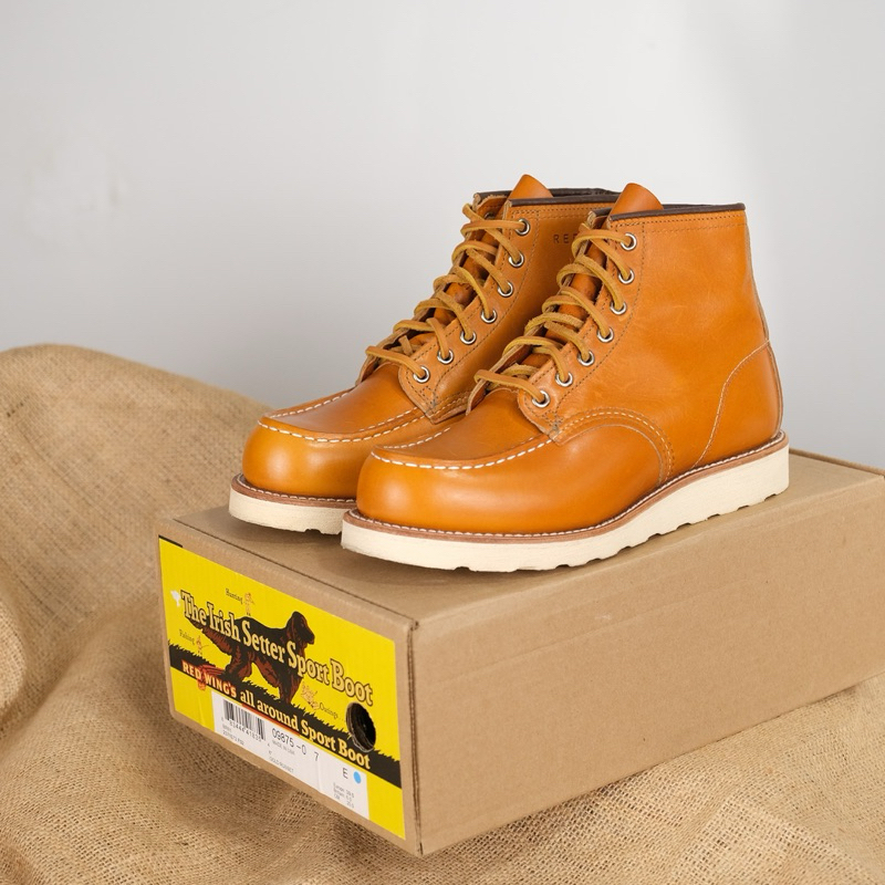 Redwing 9875 Irish Setter Gold Russet Original Authethic made usa