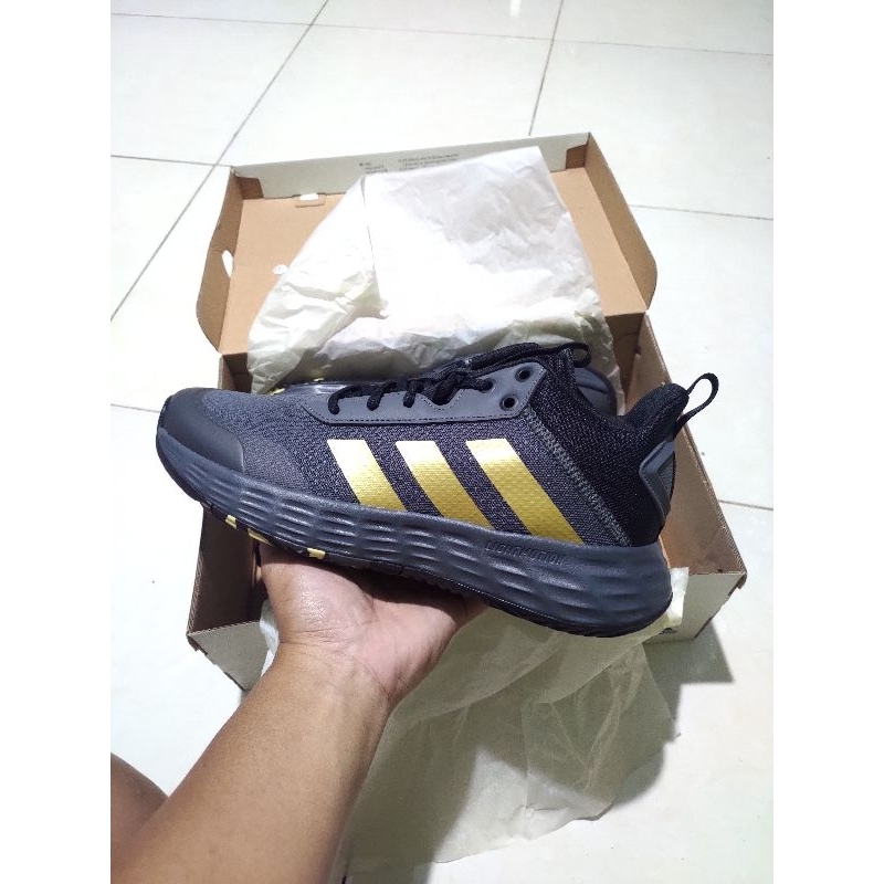 ADIDAS OWN THE GAME 2.0 GREY FIVE/MATTE GOLD ORIGINAL [GW5483] size 44