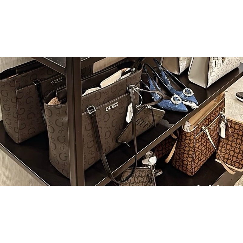 Guess - Delphine Logo Tote Black