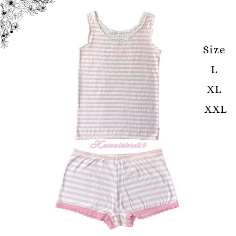 Set Tanktop & Celana Dalam Wanita Jupe / Tanktop dan CD Jupe / Tanktop + CD jupe