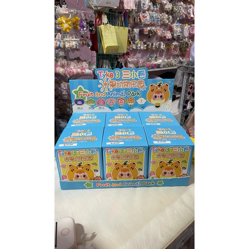 BLIND BOX TYKE 3 FRUIT & ANIMAL PARK PLUSHIE BAGCHARM (BUKAN SELECTED)