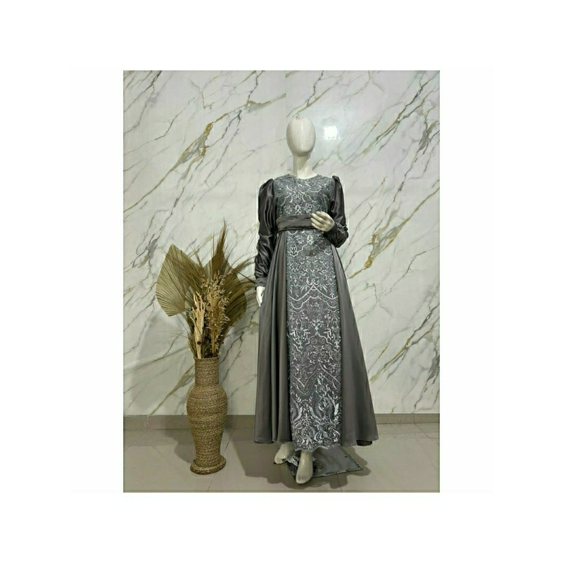 Dress Brokat Nadine Raya Dress Kondangan
