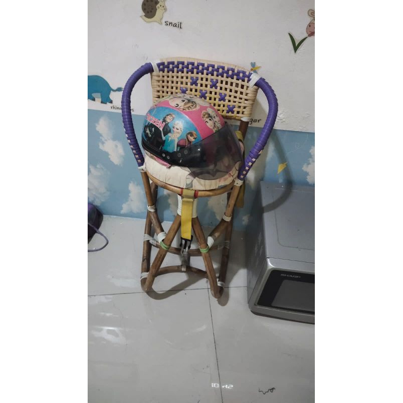 bangku anak motor + helm preloved