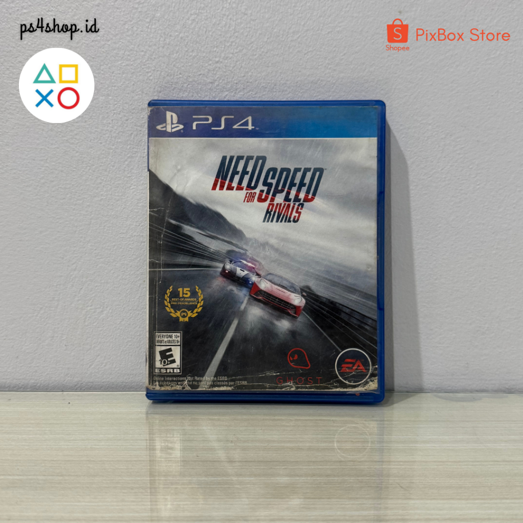 BD KASET NEED FOR SPEED RIVALS PS4 SECOND BEKAS GAME BALAPAN RACING MOBIL BALAP KEREN NFS RIVAL PLAY