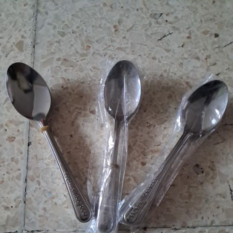 sendok stainless 1 lusin /sendok makan