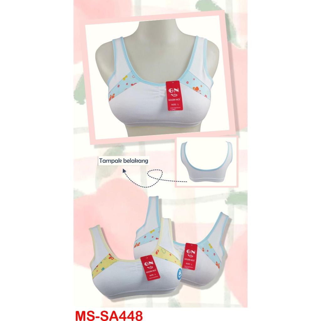 (GROSIR) Miniset Anak Perempuan Bra Remaja Golden nick art:448 || MINISET GOLDEN NICK 448