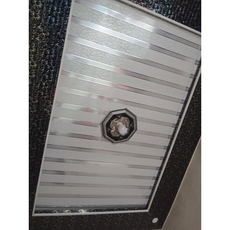 plafon PVC ruang tamu minimalis