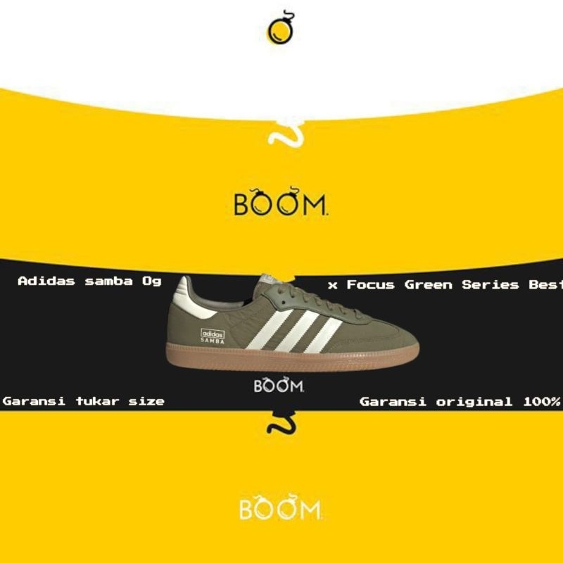 Adidas Samba Og Focus Green Original