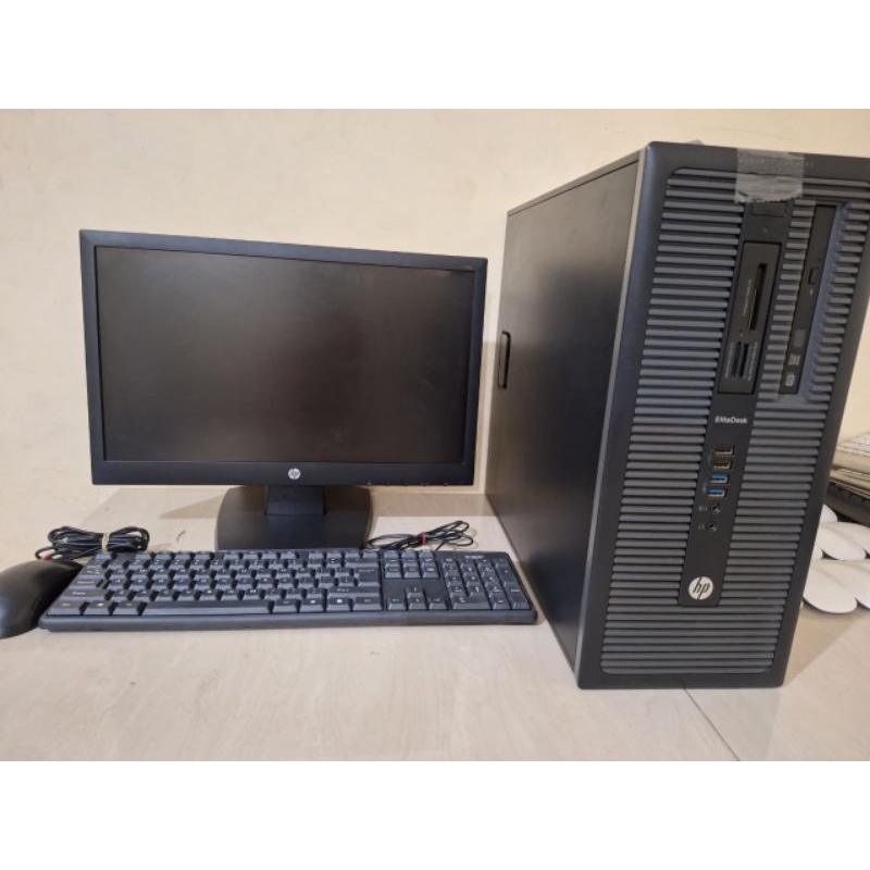 paket 1 set pc komputer core i5 gend4 ram 4gb hdd 500 gb