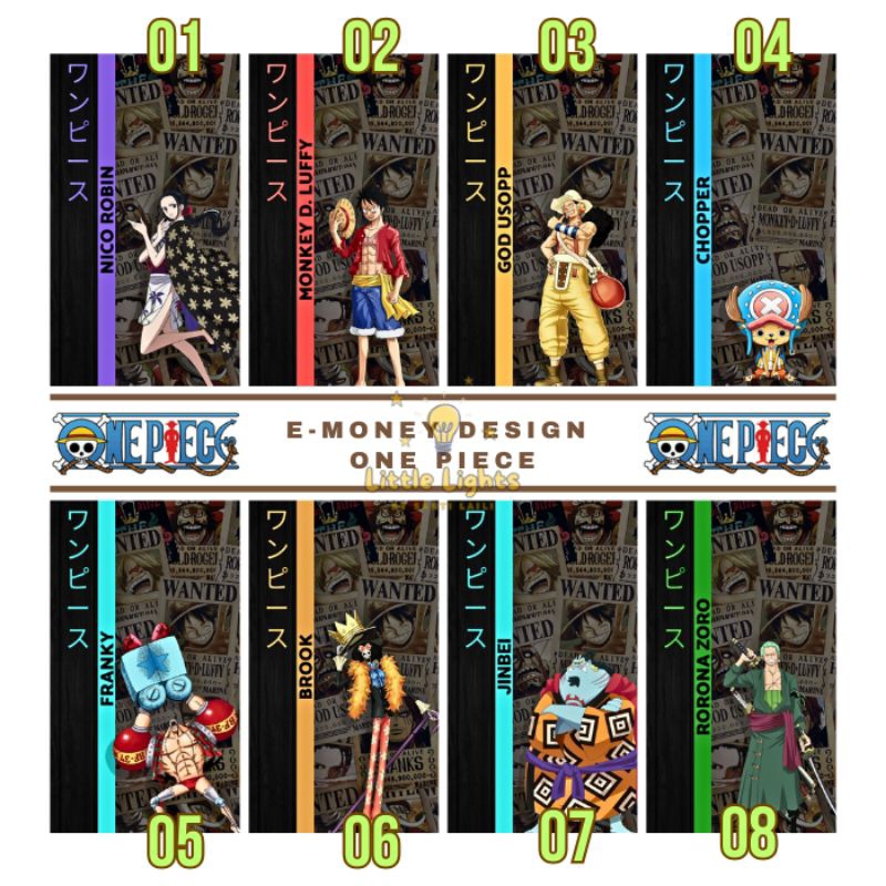 CETAK E-MONEY ONE PIECE EDITIONS