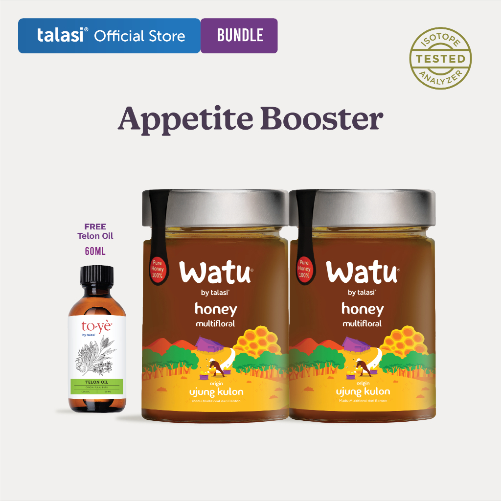 

NO_MORE Appetite Booster - Ujung Kulon x 2, Watu Honey Bundle