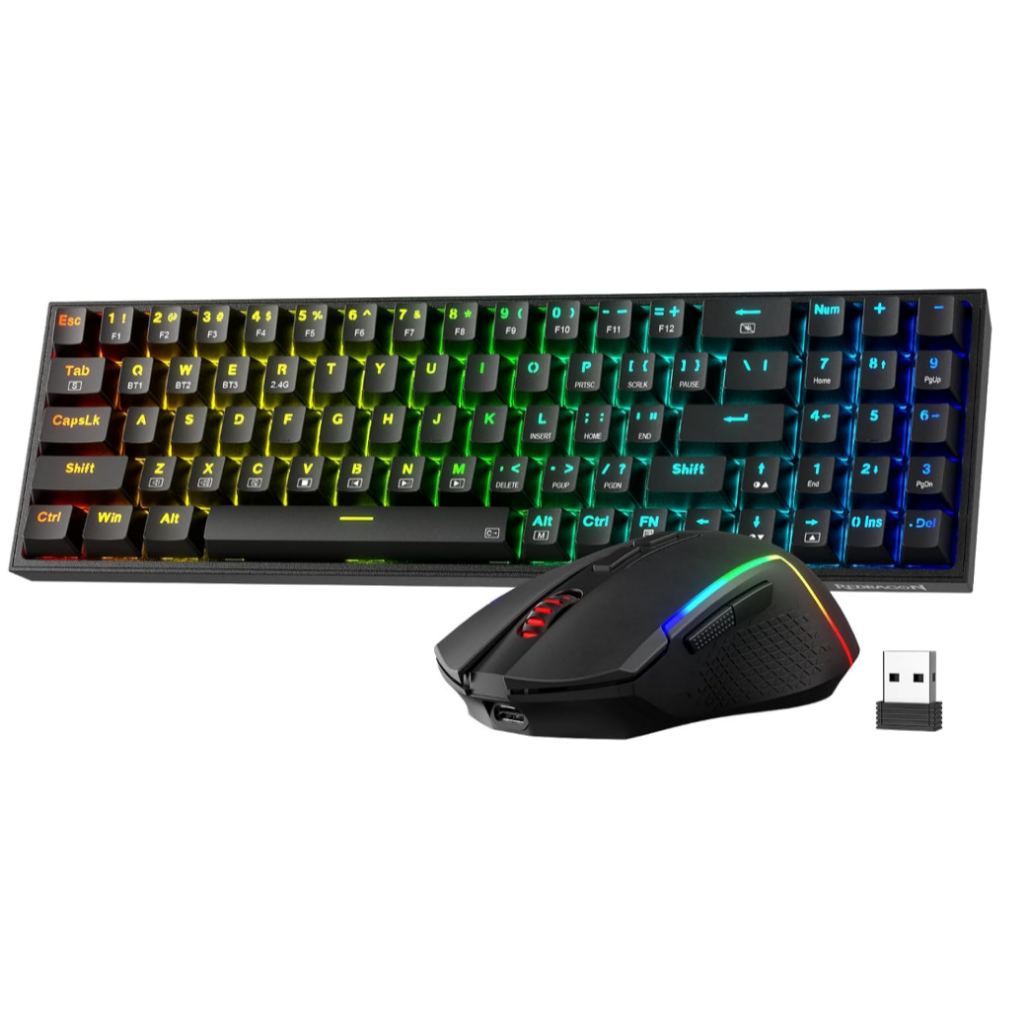 Redragon S136 Gaming Keyboard & Mouse Combo Wireless RGB