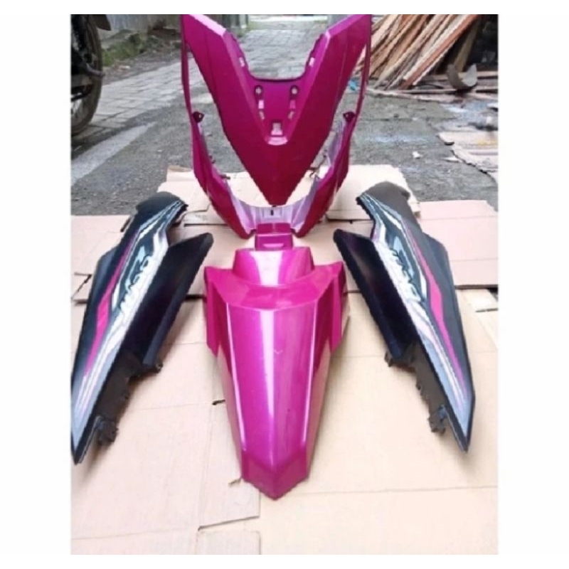 Cover body halus beat FI Esp 2019 - 2021 warna pink