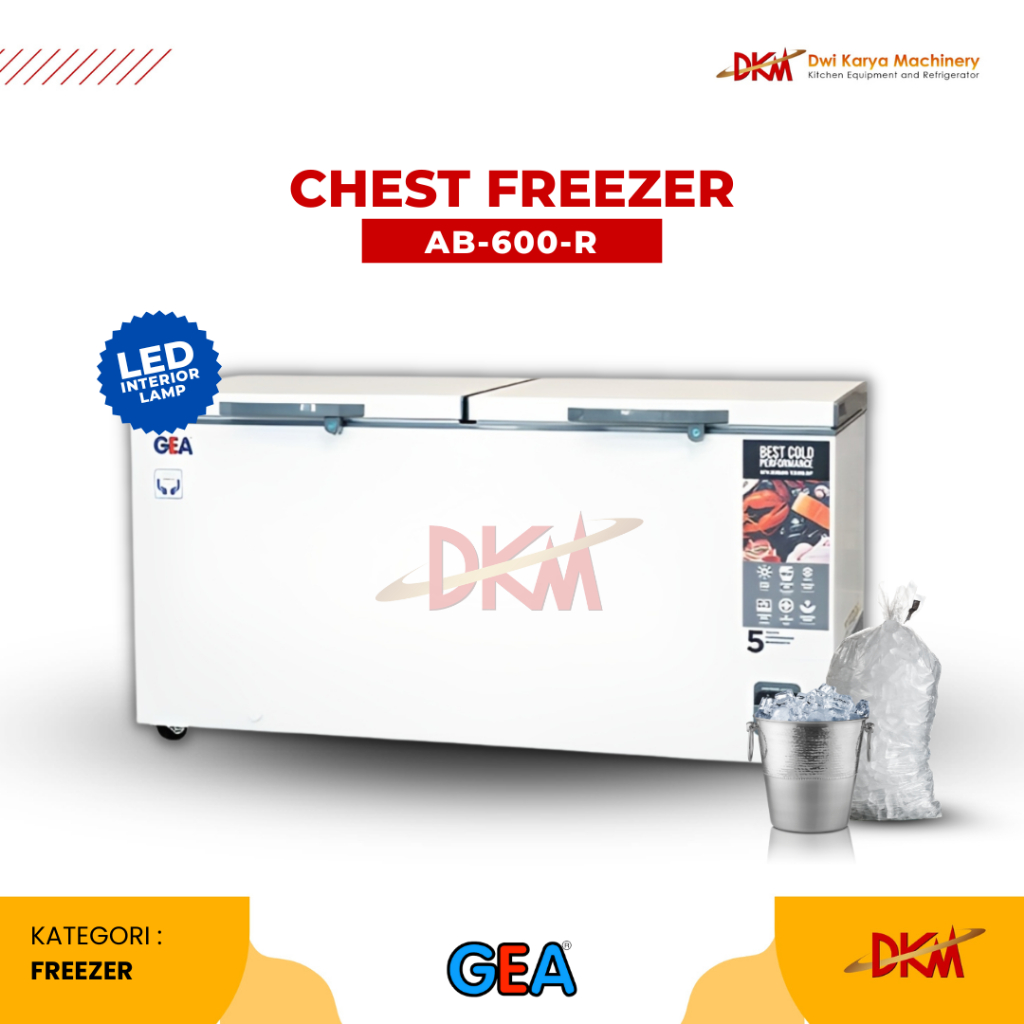 CHEST FREEZER GEA AB-600-TX / AB 600 R Freezer 600 liter