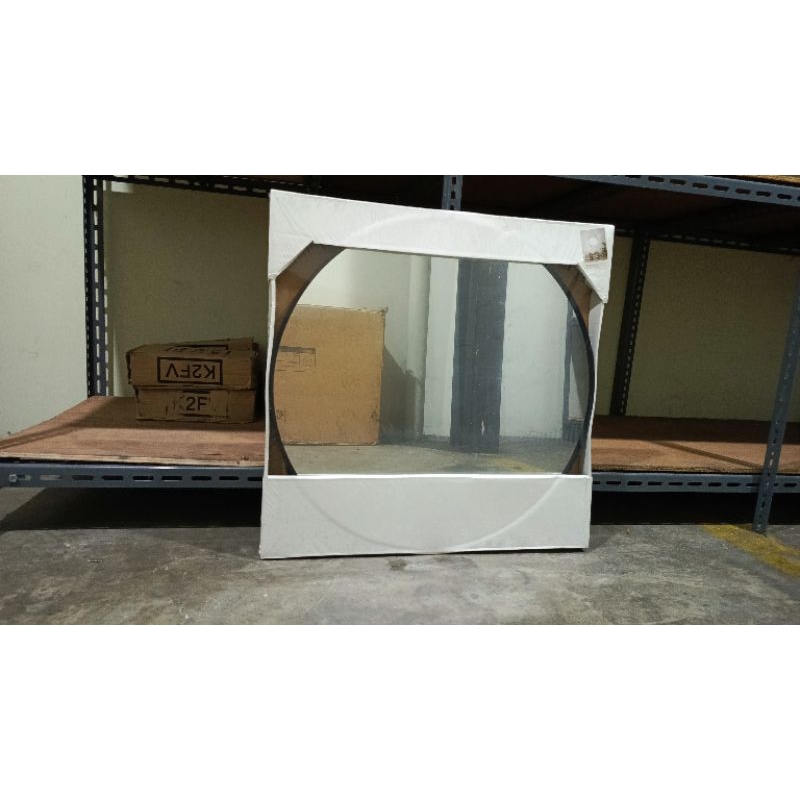 Informa Wall Mirror Round Black 60 cm